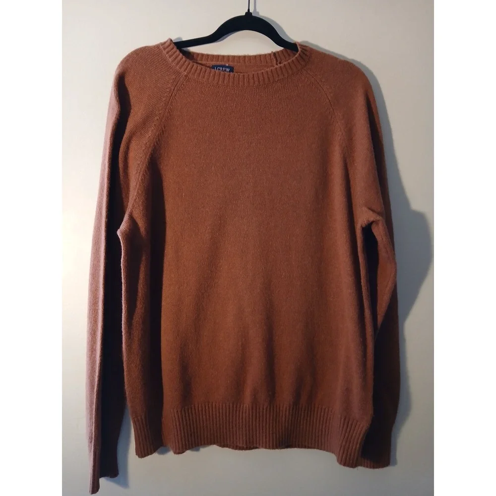 J Crew Mens Crewneck‎ sweater in supersoft lambswool blend Size L L